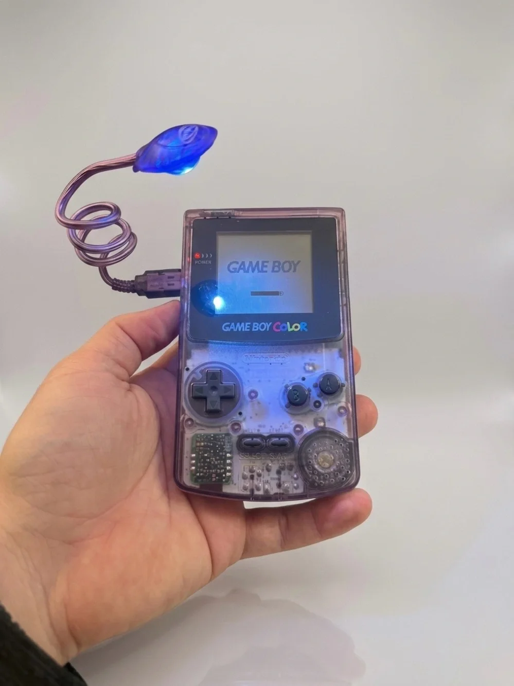 VINTAGE 90’s Nintendo Game Boy Color Atomic Purple Complete Box Set Y2K Tech